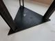 Modernism Corner Table Metal Abstract Triangle Label Millscale Nc. Mid-Century Modernism photo 4