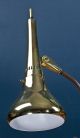 Laurel Lighting Vintage C.  57 ' Space - Age Futurist Dual Cone Brass Shade Desk Lamp Mid-Century Modernism photo 2