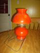 Bright Orange Table Lamp - Mid - Century Modern Kerosene Lantern Converted - Awesome Mid-Century Modernism photo 2