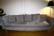 Grey Corded Velvet Sofa,  Mid - Century,  Italian - Built; Scroll Arms,  Down Cushions Mid-Century Modernism photo 1