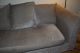 Grey Corded Velvet Sofa,  Mid - Century,  Italian - Built; Scroll Arms,  Down Cushions Mid-Century Modernism photo 2