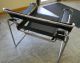 Wassily ® Chair In Belting Leather Bent Chrome Sling Chair Marcel Breuer Design Mid-Century Modernism photo 2
