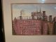 Vernon Carroll Porter Watercolor Listed Artist New York Skyline Mid-Century Modernism photo 3