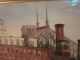 Vernon Carroll Porter Watercolor Listed Artist New York Skyline Mid-Century Modernism photo 5