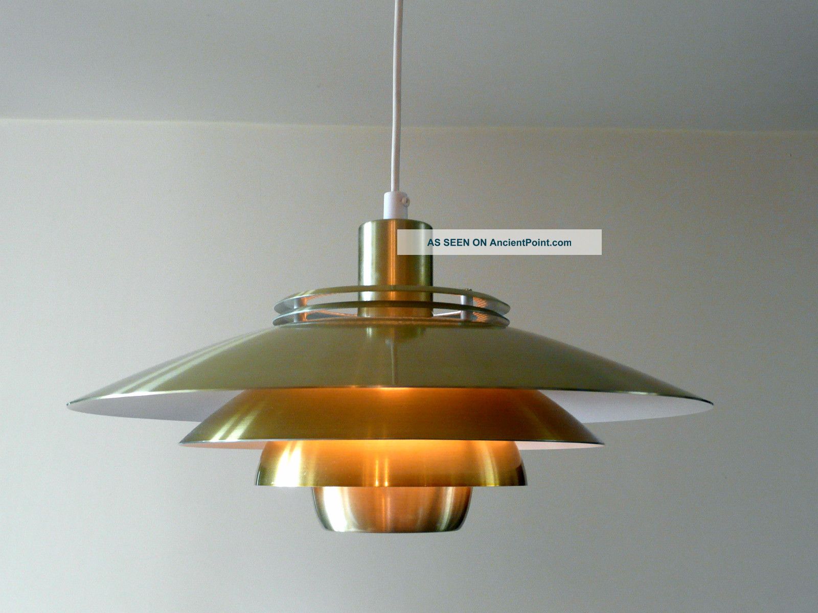 Danish Ceiling Lamp Mid Century Modern Lyfa Fog Morup Nordisk Solar Mid-Century Modernism photo