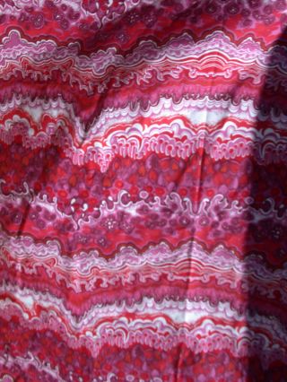 Psychedelic Fabric For Your Mid - Century Modern,  Vintage Hippie Pad - - Signed photo