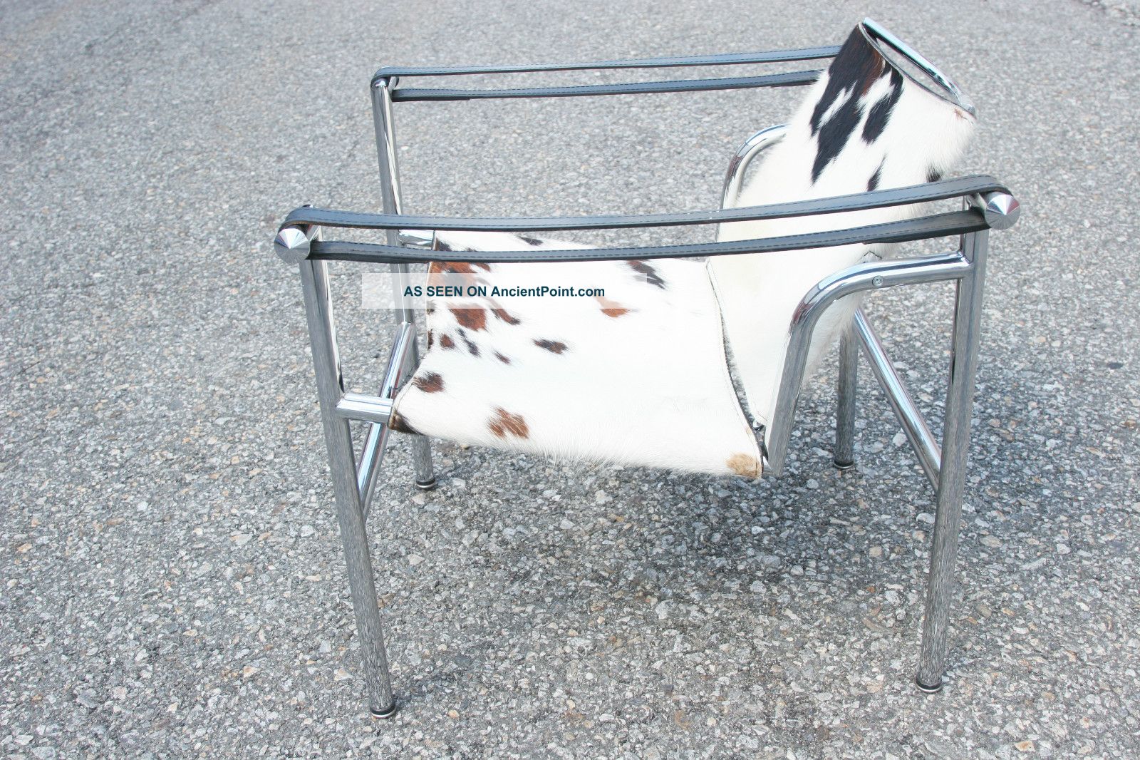 Mid Cent Le Corbusier Lc1 Cowhide Sling Chair Italy