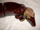 Kitschy,  Mid - Century Modern,  Ceramic Dachshund Candy Server Mid-Century Modernism photo 4