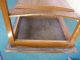 Mid - Century Modern Reverse Painted Glass Encased Top Game Table Wood Legs & Base Mid-Century Modernism photo 8