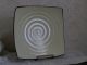 Vintage Mid Century Modern Bullseye Plate Bowl Tray Circle Geometric Spiral Disk Mid-Century Modernism photo 1