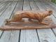 Rare 61 Mid Century Panther Cat Sculpture Figure Universal Statuary Corp Estate Mid-Century Modernism photo 1