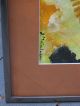 Mid Century Modern Eames Signed Abstract Oil Painting Mid-Century Modernism photo 1