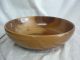 Vintage Large Myrtlewood Serving Bowl Mid Century Danish Modern Myrtle Wood Mid-Century Modernism photo 1