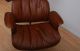 Mid Century Modern Lounge Chair Matching Ottoman Walnut Leather Eames Era Mid-Century Modernism photo 5