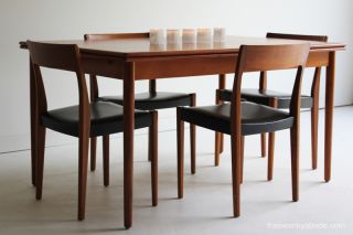 Mid Century Teak Dining Table,  Danish photo