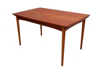 Moreddi Teak Dining Table With Built In Extensions Mid Century Danish Modern photo