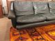 Mid Century Black Leather 4 - Seater Sofa C1960s Made In Germany Post-1950 photo 1