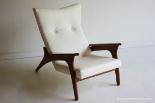 Mid Century Modern Adrian Pearsall Lounge Chair 990lc For Craft Associates  photo