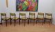 Mid Century Modern Sculptural Walnut Dining Chairs Eames Nelson Retro Era Mid-Century Modernism photo 2