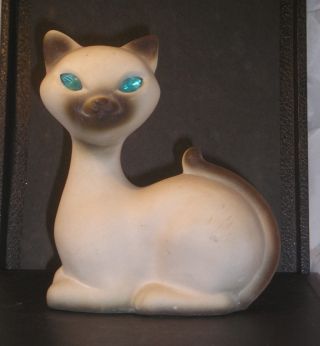 Vintage Mid Century Modern Siamese Cat Pottery California C5 photo