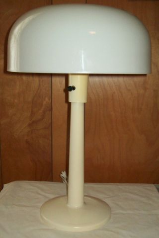 Lightolier 60 ' S Mid Century Modern Mushroom Lamp Panton Eames Era photo