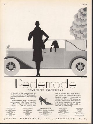 A - 1928 Pedemode Car Zayas Chanel Descat Reboux Show Agnes photo