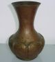 Arts Crafts Mission Aesthetic Hand Hammered Copper Vase Rich Patina & Verdigris Arts & Crafts Movement photo 1