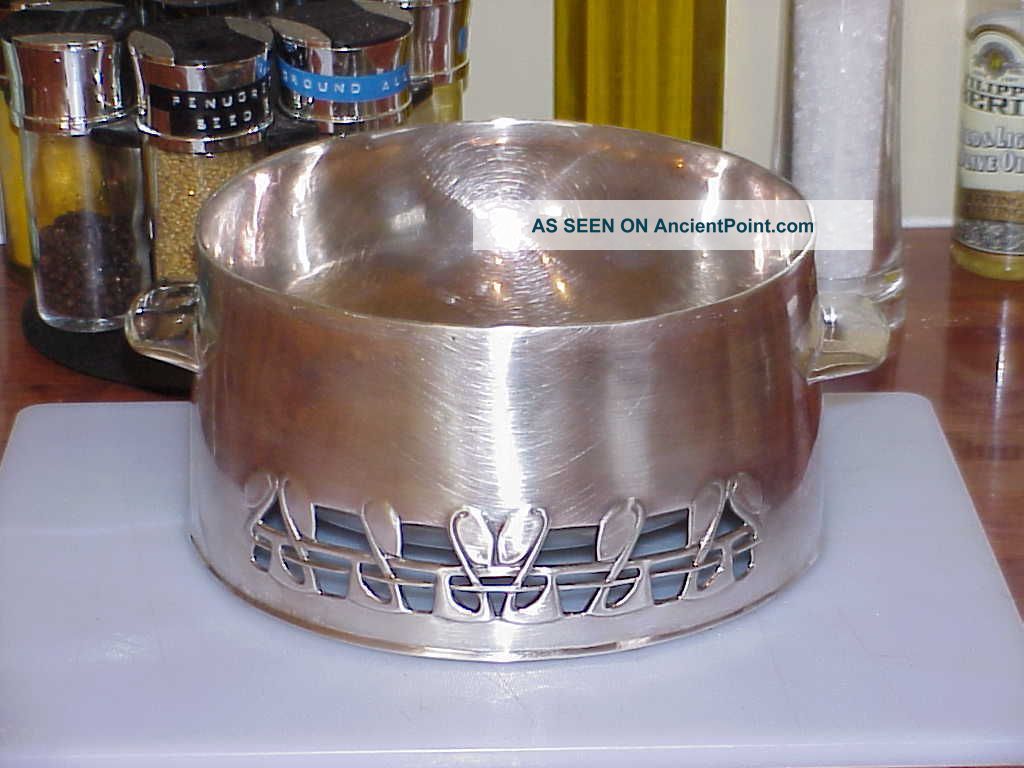 Large Liberty & Co Tudric Art Nouveau Pewter Bowl By Archibald Knox Arts & Crafts Movement photo