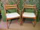 2 Captain Side Dinner Arm Teak Wood Chairs Mid Century Danish Modern Denmark Mid-Century Modernism photo 1
