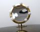 Vintage Mid Century Modern Brass Vanity Mirror With Lights Italian Design Mid-Century Modernism photo 5