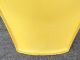 Krueger Metal Products Fiberglass Herman Miller Style Stackable Chair Yellow Mid-Century Modernism photo 9