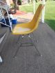 Krueger Metal Products Fiberglass Herman Miller Style Stackable Chair Yellow Mid-Century Modernism photo 3
