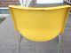 Krueger Metal Products Fiberglass Herman Miller Style Stackable Chair Yellow Mid-Century Modernism photo 4