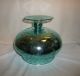 Vintage Mercury Glass Apothecary Jar Rare Turquoise Blue Large 14.  5 