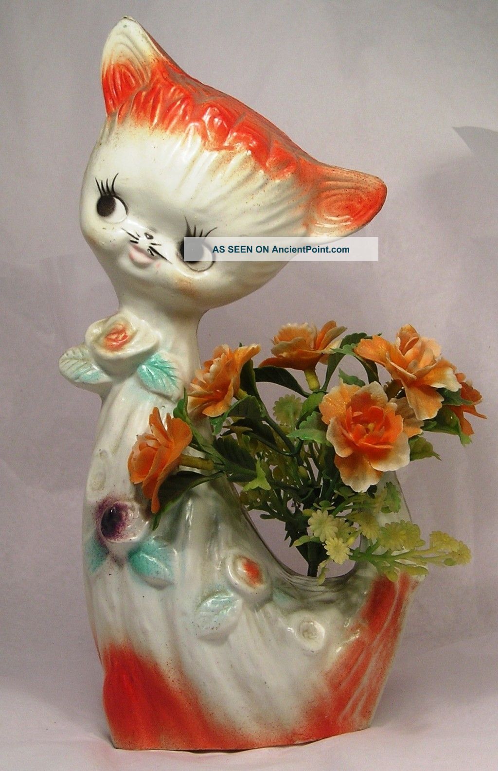 Wonderful Vintage Plastic Cat C43 Mid-Century Modernism photo