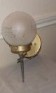Mid Century Retro Aluminum Moe Light Slanted Outside Wall Sconce Light Fixture Mid-Century Modernism photo 1