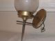 Mid Century Retro Aluminum Moe Light Slanted Outside Wall Sconce Light Fixture Mid-Century Modernism photo 4