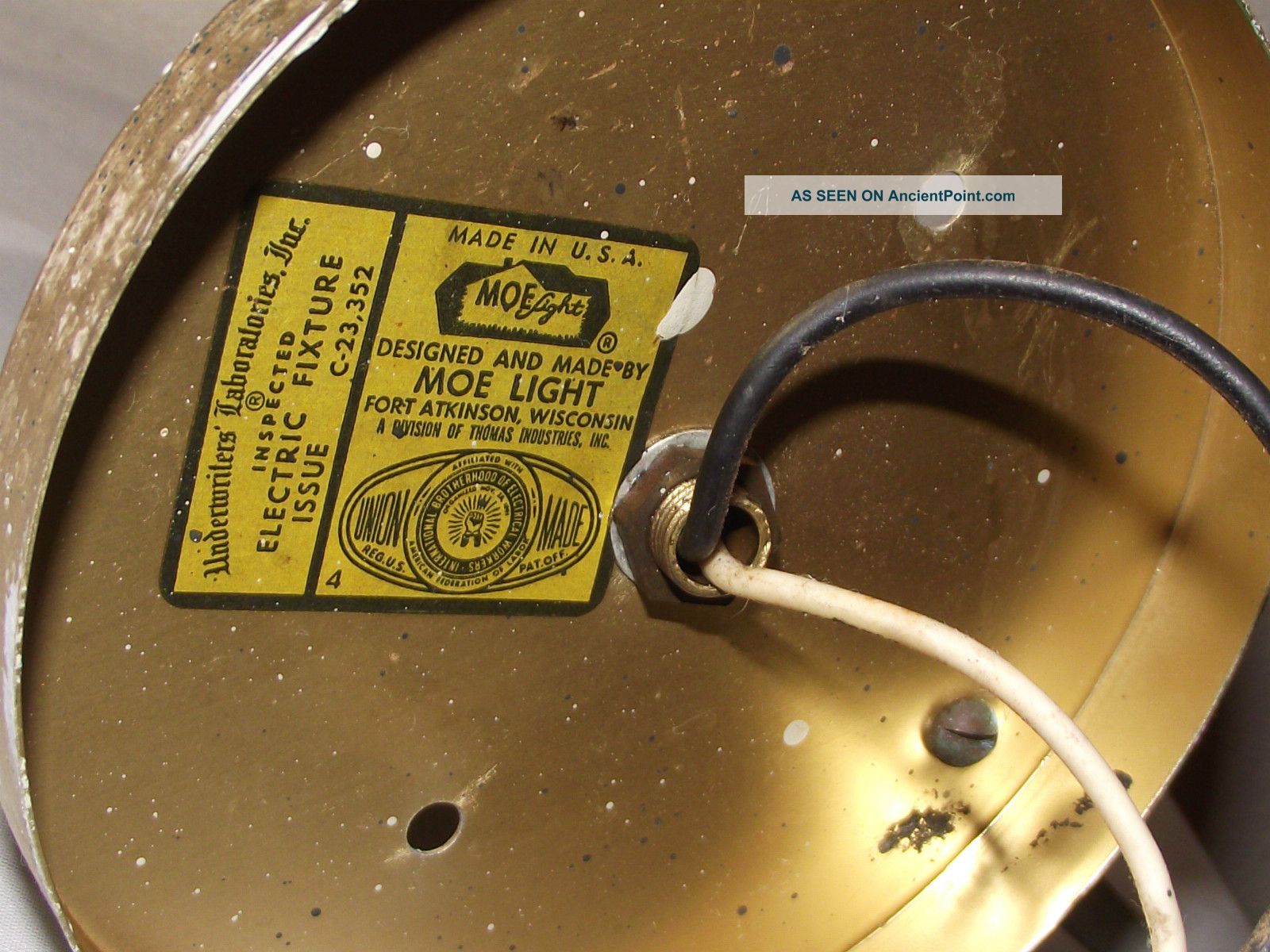 thomas industries moe light mid century
