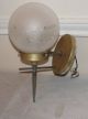 Mid Century Retro Aluminum Moe Light Slanted Outside Wall Sconce Light Fixture Mid-Century Modernism photo 6