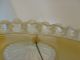 Large Mid - Century Modern Glass Shade Ceiling With Three Chains 15 