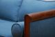 Mid Century Modern Long Sofa Vintage New Upholstery Eames Wormley Neslon Era Mid-Century Modernism photo 9