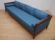Mid Century Modern Long Sofa Vintage New Upholstery Eames Wormley Neslon Era Mid-Century Modernism photo 7