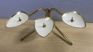 Mid Century 50´s Brass Candle Holder A photo