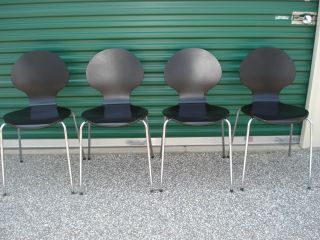 Set Of 4 Danish Modern Chairs photo