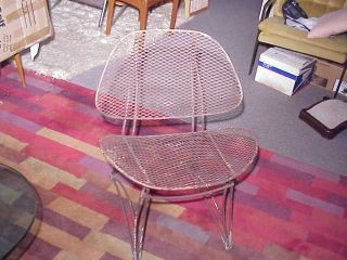 Vintage Mid - Century Modern Welded Steel Patio Furniture Chair Eames Salterini Er photo
