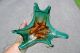 Vtg Mid Century Modern Murano Chalet Sculptural Art Glass Bowl Dish Sculpture Mid-Century Modernism photo 4