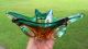 Vtg Mid Century Modern Murano Chalet Sculptural Art Glass Bowl Dish Sculpture Mid-Century Modernism photo 6
