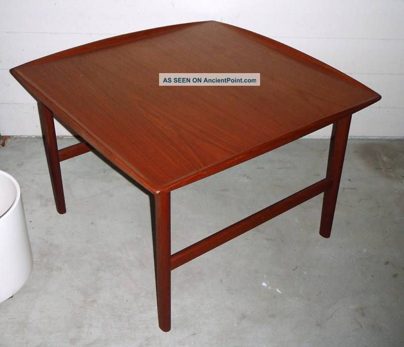 Danish Modern Folke Ohlsson Frisco Coffee Side End Table Teak Wood Mid Century Mid-Century Modernism photo