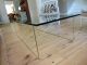 Vintage Wire Coffee Table Painted Gold With Glass Top Midcentury Modern Post-1950 photo 4