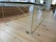 Vintage Wire Coffee Table Painted Gold With Glass Top Midcentury Modern Post-1950 photo 6